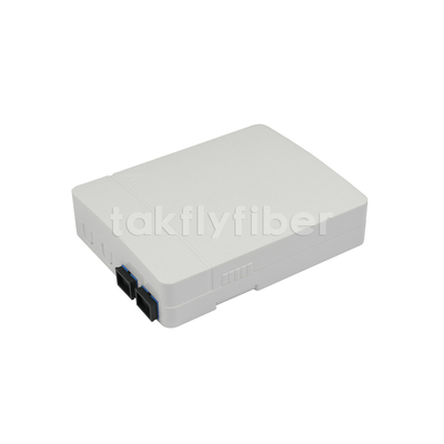 Desktop interno do soquete da placa de cara 1Port da fibra ótica do SC UL94-V0 2Port FTTH fixado na parede