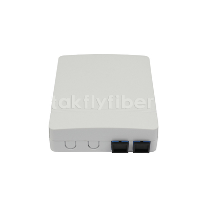 Desktop interno do soquete da placa de cara 1Port da fibra ótica do SC UL94-V0 2Port FTTH fixado na parede