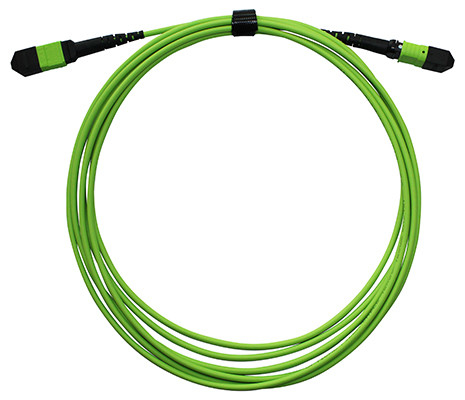 Cabos de fibra óptica MPO MTP em Lime Verde LSZH