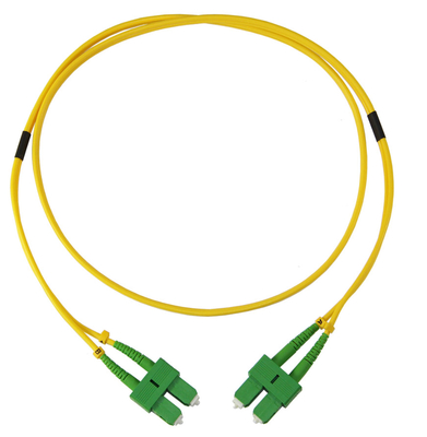 Cable de parche de fibra óptica de nível de telecomunicações com PVC/LSZH Jacket de 3,0 mm de diâmetro e baixa perda de inserção