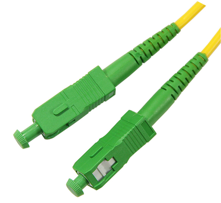 Cable de parche de fibra óptica de nível de telecomunicações com PVC/LSZH Jacket de 3,0 mm de diâmetro e baixa perda de inserção