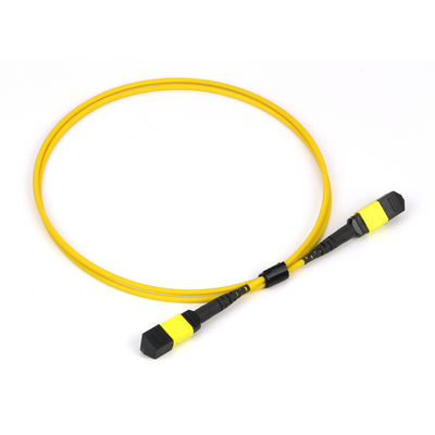 Pleno OFNP MPO Patch Cord 1m 3ft MTP-12 APC Feminino para MTP-12 APC Feminino Modo Único OS2