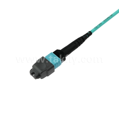 16 Núcleo SM MM MPO MTP Fibra óptica Jumper Cable para Data Center FTTX Personalizavel