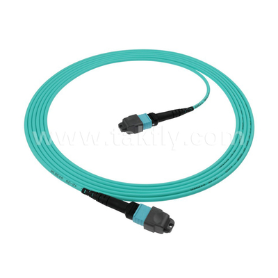 16 Núcleo SM MM MPO MTP Fibra óptica Jumper Cable para Data Center FTTX Personalizavel