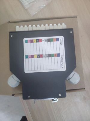 Caixa de terminais DIN de alumínio montado no trilho LC/Sc Sx/Dx Fibra óptica para telecomunicações FTTX
