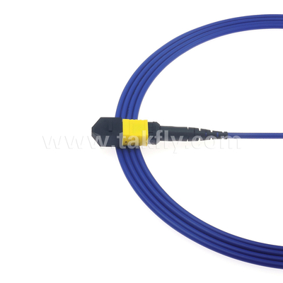 Centro de dados FTTX Cabo de fibra óptica MPO Patch Cord MTP Trunk Cable Blindado SM MM Jumper