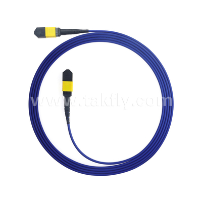 Centro de dados FTTX Cabo de fibra óptica MPO Patch Cord MTP Trunk Cable Blindado SM MM Jumper