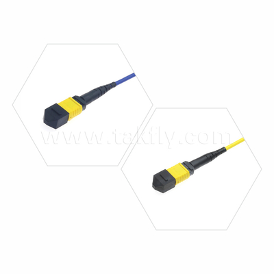 Centro de dados FTTX Cabo de fibra óptica MPO Patch Cord MTP Trunk Cable Blindado SM MM Jumper