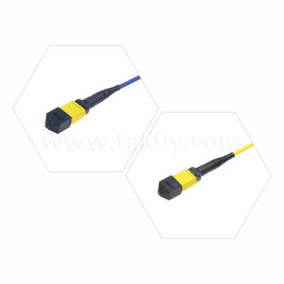 MPO/MTP Patchcord Armored Trunk Cable SM/MM Jumper Fibra Ótica para Data Center AI FTTX Telecom