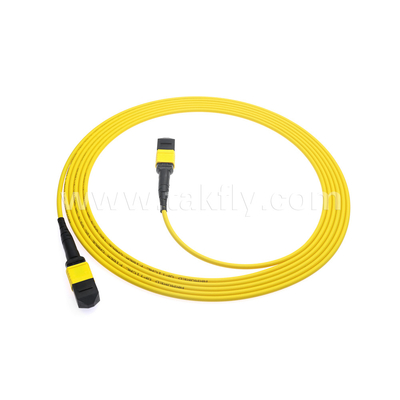 Centro de dados FTTX Cabo de fibra óptica MPO Patch Cord MTP Trunk Cable Blindado SM MM Jumper