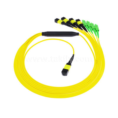 MPO/MTP Patchcord Cable Fanout Splitter SC/LC/FC/ST/MPO Fibra óptica para Data Center AI FTTx Telecom