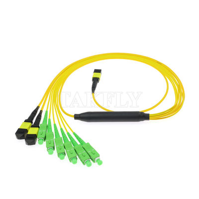 MPO/MTP Patchcord Cable Fanout Splitter SC/LC/FC/ST/MPO Fibra óptica para Data Center AI FTTx Telecom