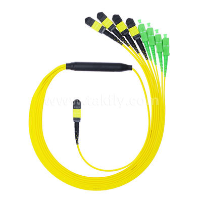 MPO/MTP Patchcord Cable Fanout Splitter SC/LC/FC/ST/MPO Fibra óptica para Data Center AI FTTx Telecom