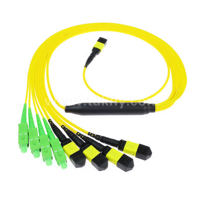 MPO/MTP Patchcord Cable Fanout Splitter SC/LC/FC/ST/MPO Fibra óptica para Data Center AI FTTx Telecom