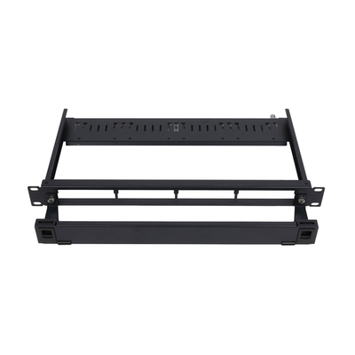 1U Rack Mount MPO-LC Cassette Adapter Panel com 96F Fiber Count Tamanho 430*338.5*43.6mm