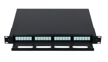 1U Rack Mount 96F MPO-LC MTP Patch Panel para Data Center