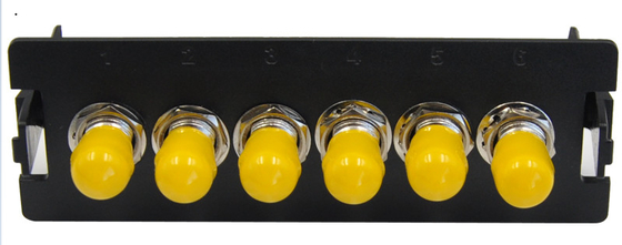 96F Painel de adaptador de cassete 1U Montagem de rack MPO Patch Panel para Data Center Altura 1U