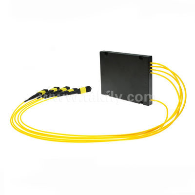 MPO/MTP Fanout Cable PLC Splitter 1x4 SM/MM Fibra Ótica para Data Center FTTX