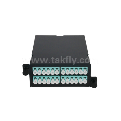 1U Rack Mount 24F MPO-LC MTP Patch Panel de alta densidade 96F para Data Center
