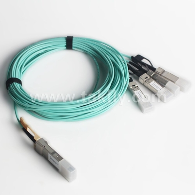 100Gb/s QSFP28 a 4x SFP28 Cable óptico ativo de ruptura Cable AOC Transferência rápida de dados
