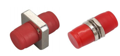 Adaptador de metal de modo único Simplex FC ≤ 0,1 dB Perda de inserção para rede