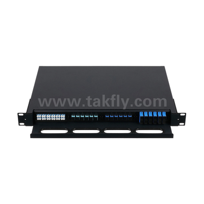 Fibra óptica MPO personalizável Cassete MTP Patch Panel Tipo deslizante para Data Center FTTX