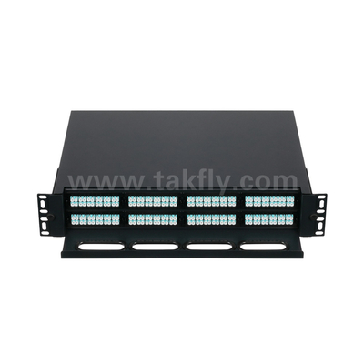 Fibra óptica MPO personalizável Cassete MTP Patch Panel Tipo deslizante para Data Center FTTX
