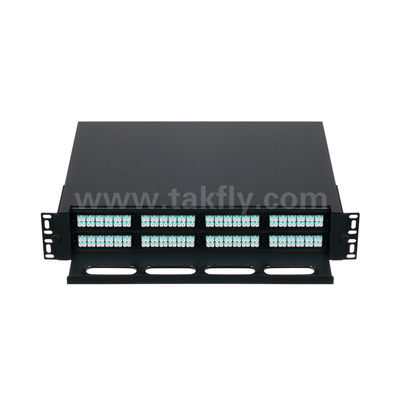 MPO/MTP Patch Panel Management Cassette Tipo deslizante de fibra óptica para cablagem FTTX do Data Center