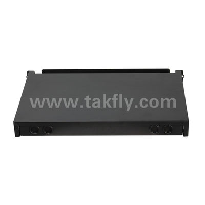MPO/MTP Patch Panel Management Cassette Tipo deslizante de fibra óptica para cablagem FTTX do Data Center