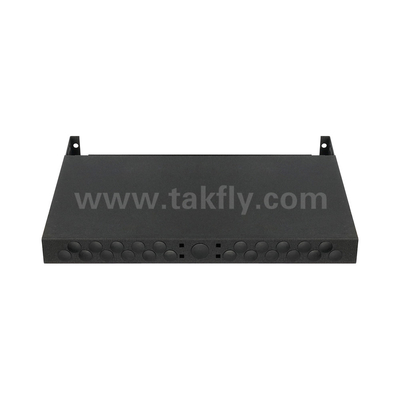 Gerenciamento de painéis de patch de MTP MPO cassete de fibra óptica preta para centro de dados FTTX