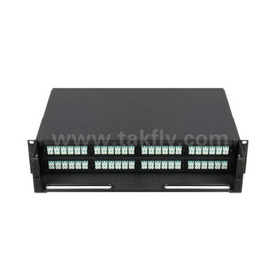 Fibra ótica da gaveta da gestão do painel de remendo MPO/MTP para telecomunicações do centro de dados FTTX