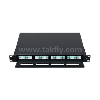 MPO/MTP Patch Panel Management Cassette Tipo deslizante de fibra óptica para cablagem FTTX do Data Center