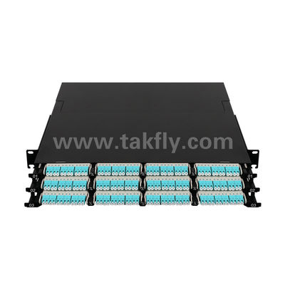 MPO Patch Panel MTP Cassette 144 Cores Fibra Óptica de Super Alta Densidade para Data Center FTTX