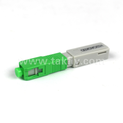 SC/APC Conector Rápido Instalado em Campo Incorporado-APC para 62,5/125μm OM1 Modo de Fibra Plástica