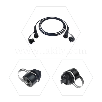 SM/MM MPO Patch Cord MTP Trunk Cable ODVA-MPO/MTP Waterproof Jumper para Data Center FTTX