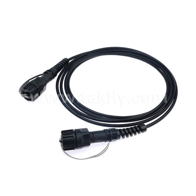 MPO/MTP Patch Cord Waterproof Trunk Cable ODVA-MPO/MTP SM/MM Jumper para Data Center FTTX