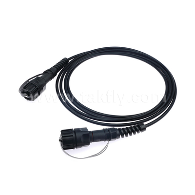 SM/MM MPO Patch Cord MTP Trunk Cable ODVA-MPO/MTP Waterproof Jumper para Data Center FTTX
