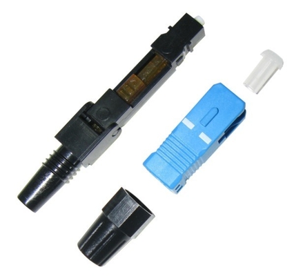 Conector rápido instalado em campo SC/APC Inclui corpo para instalação fácil