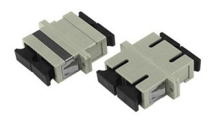 Adaptador de fibra óptica SC para redes de modo SM e MM Temperatura de armazenamento -40- 85C Desempenho