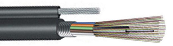 2-144F Cabo de fibra óptica GYFTC8S para aplicações externas em fibra G652D