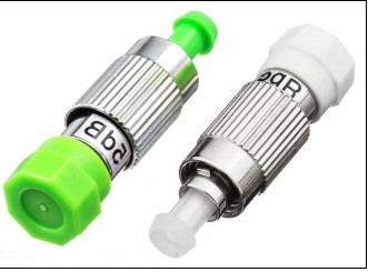 Atenuador de fibra óptica de metal durável FC masculino-feminino SM MM com tolerância DB≤10dB ±0,5 DB≥10dB ±10%