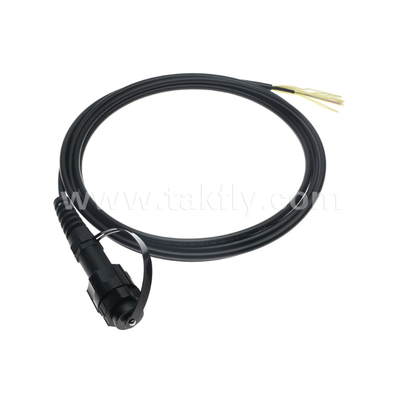 SM/MM MPO Pigtail Patch Cord MTP Trunk Cable ODVA-MPO/MTP Impermeável para Data Center FTTX
