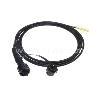 SM/MM MPO Pigtail Patch Cord MTP Trunk Cable ODVA-MPO/MTP Impermeável para Data Center FTTX