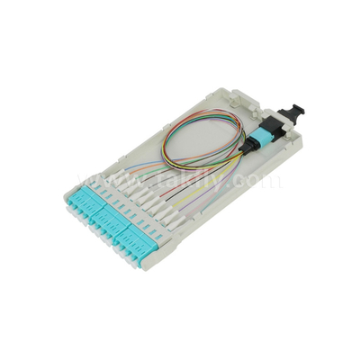 Módulo de cassete MPO de fibra óptica pré-terminado MPO/MTP-LC 12C para Data Center FTTX