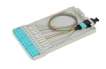 200 mm de profundidade de alta densidade MPO cassete painel 144-Core pull-out com interface de conector LC