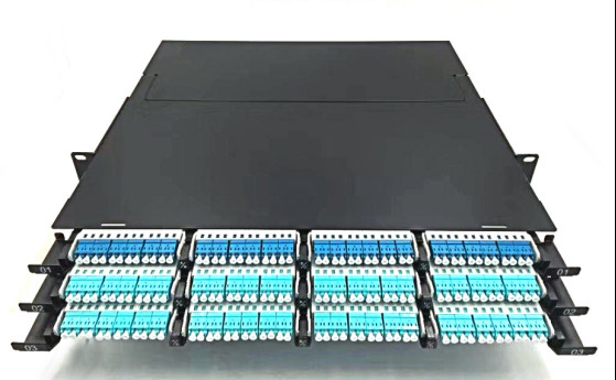 200 mm de profundidade de alta densidade MPO Patch Panel Opção personalizável