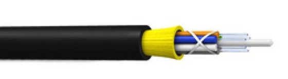 120m-2-24 Core ADSS Cable All Dielectric Self Supporting Cable para aplicações de rede