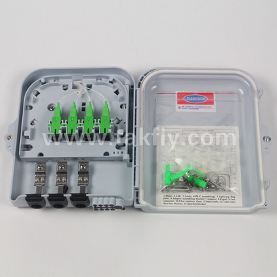FTKS-1805-08F 8 Port Fiber Termination Box, FTTx Fiber Optic Cable Junction Box (caixa de ligação de cabo de fibra óptica)