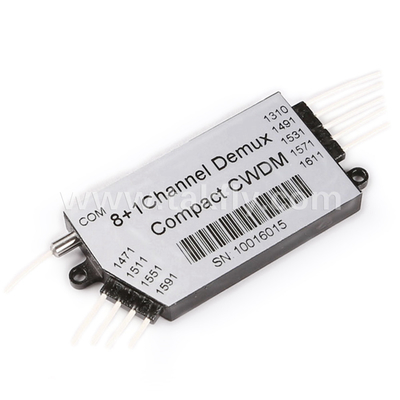 Multiplexador de divisão de comprimento de onda grosseiro minicompacto inferior a 8 CH