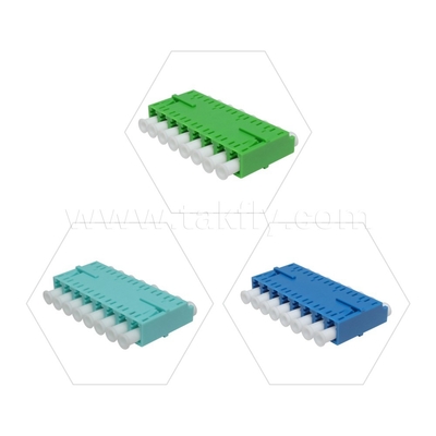 Adaptador de fibra óptica acoplador de cabo LC APC/UPC SM/MM Simplex/Duplex/Quad/6 vias/8 vias Para centro de dados FTTH